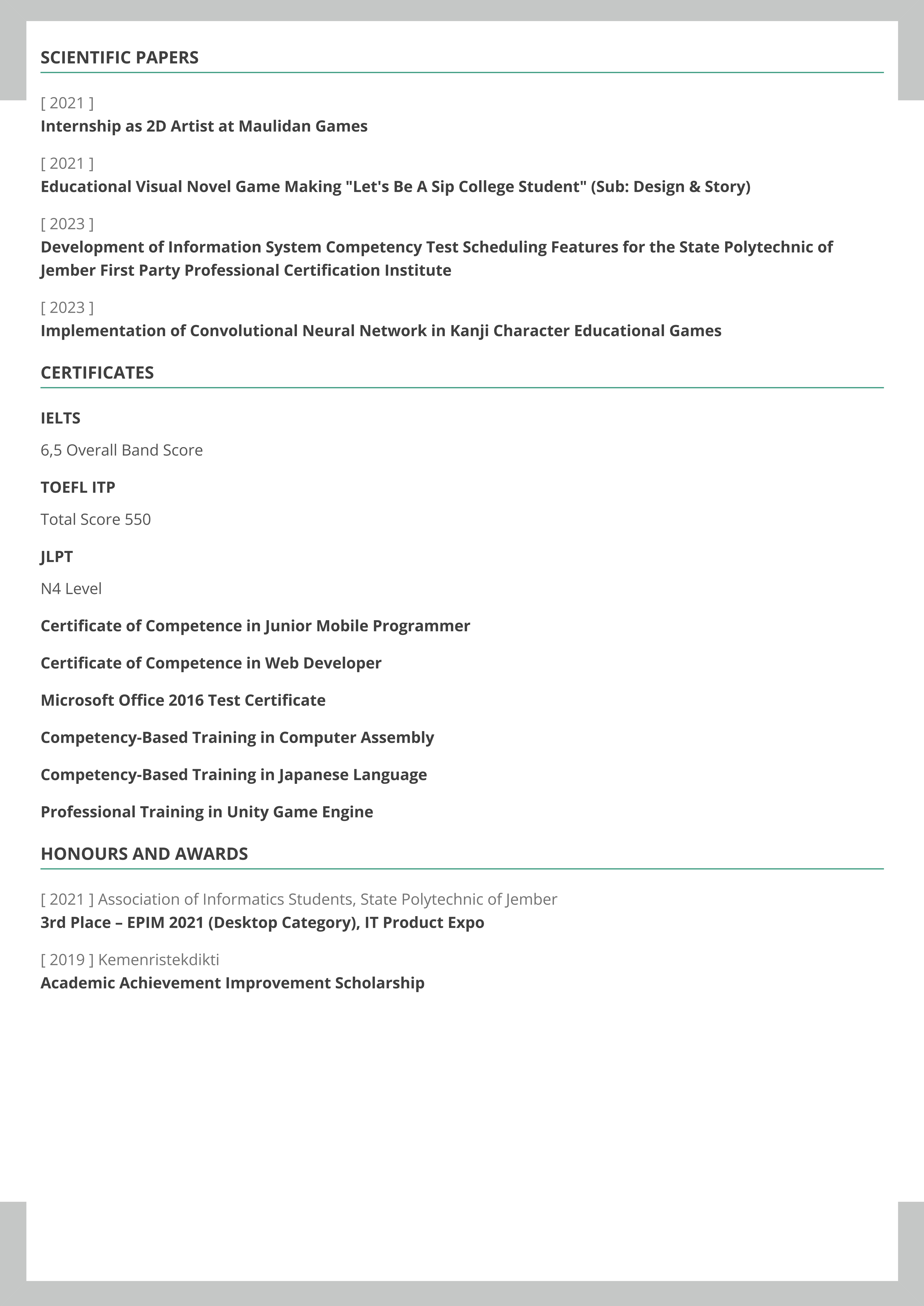 CV 3